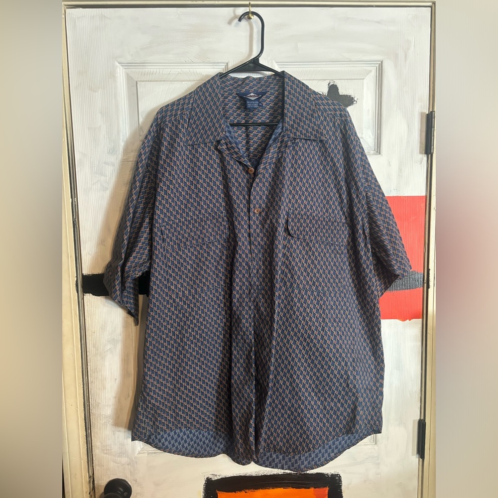 Ruffhewn X-Large blue  button down